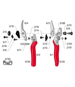 Pièces de rechange pour modèle 6