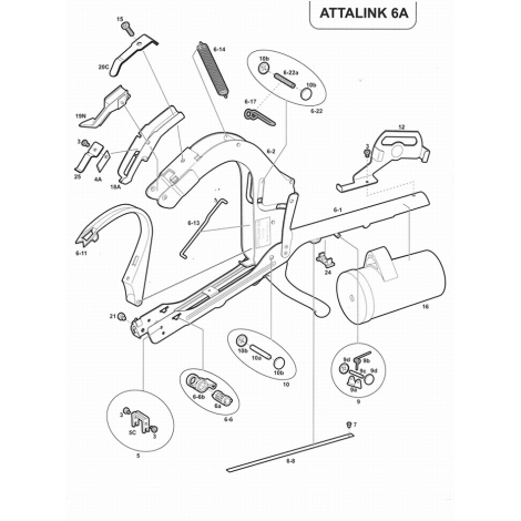 Vervangstukken Attalink 6A