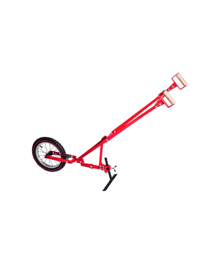 Tuinbouwschoffel met enkel wiel