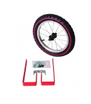 Ombouwkit 1 naar 2 wielen voor tuinbouw- en onkruidschoffel