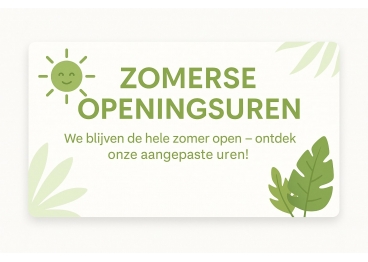 Zomerupdate Habo Belgium blijft doorlopend open! 